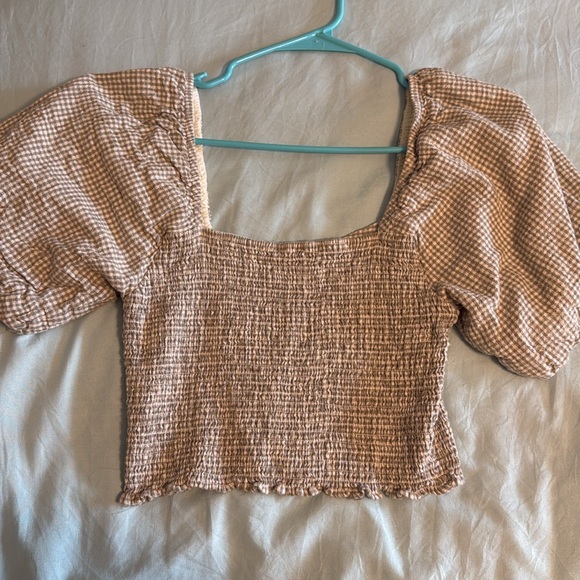 Rylee and Cru sage gingham trixie top and Joelle skirt set - Picture 3 of 6